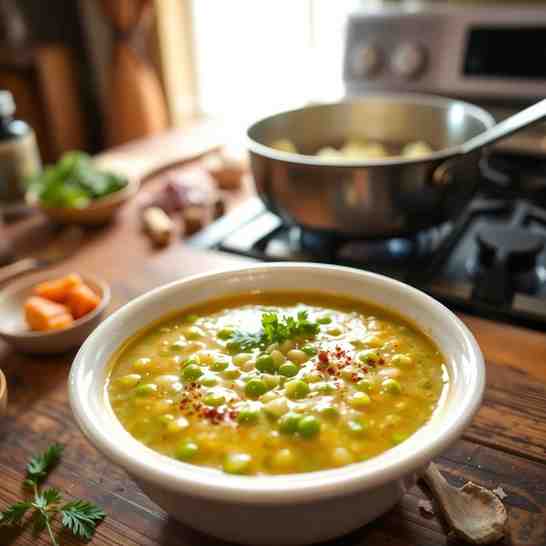 Chicharo - Easy Low Sodium Split Pea Soup (Stovetop & IP)